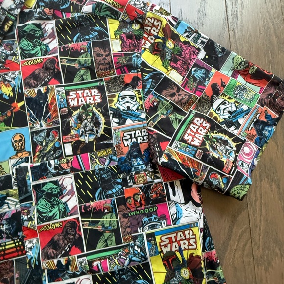 RSVLTS Star Wars shirt comic to the dark side Button Up Shirt Size Large L - Picture 4 of 16